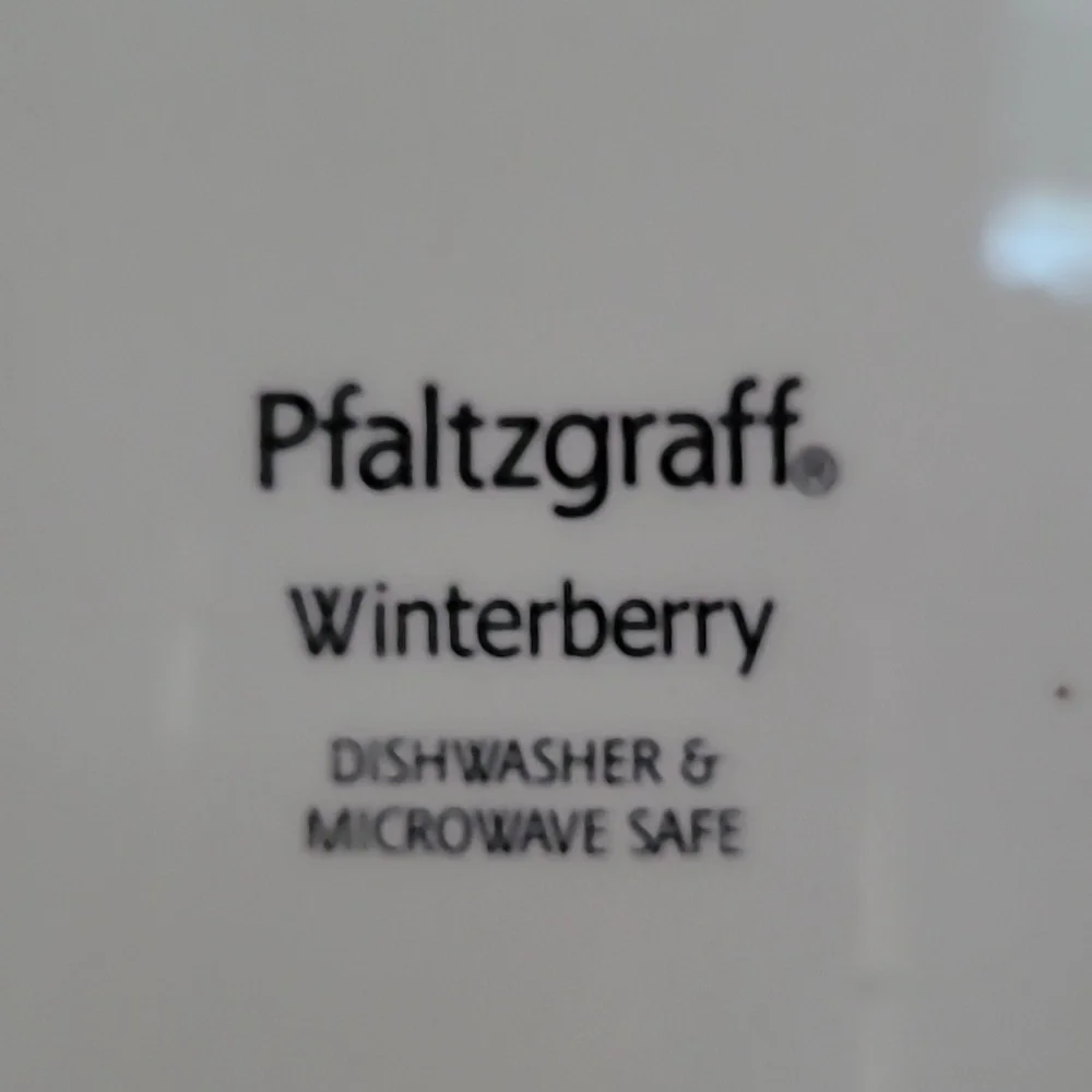Pfaltzgraff Winterberry Happy Holidays Appetizer Tray